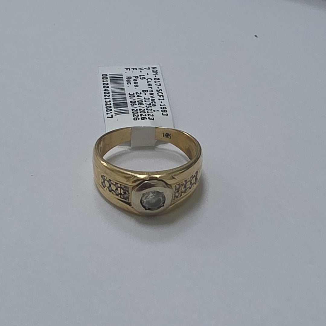 ANILLO ORO 14 K 6.1 GRMS (SEMINUEVO)