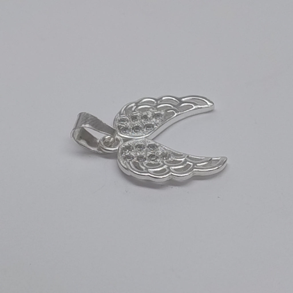 DIJE ALAS C/CIRCONIAS PLATA .925 2.3 GR (NUEVO)