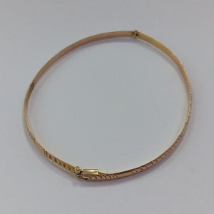 PULSERA RIGIDA ORO 8 K 4.7 GRMS (SEMINUEVO)