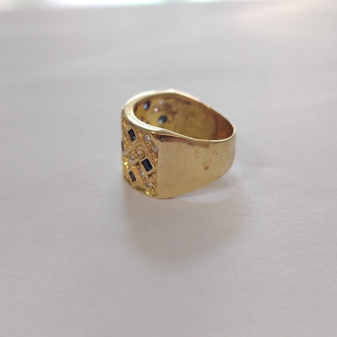 ANILLO ORO 18 K 7.6 GRMS (SEMINUEVO)