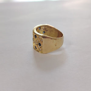 ANILLO ORO 18 K 7.6 GRMS (SEMINUEVO)