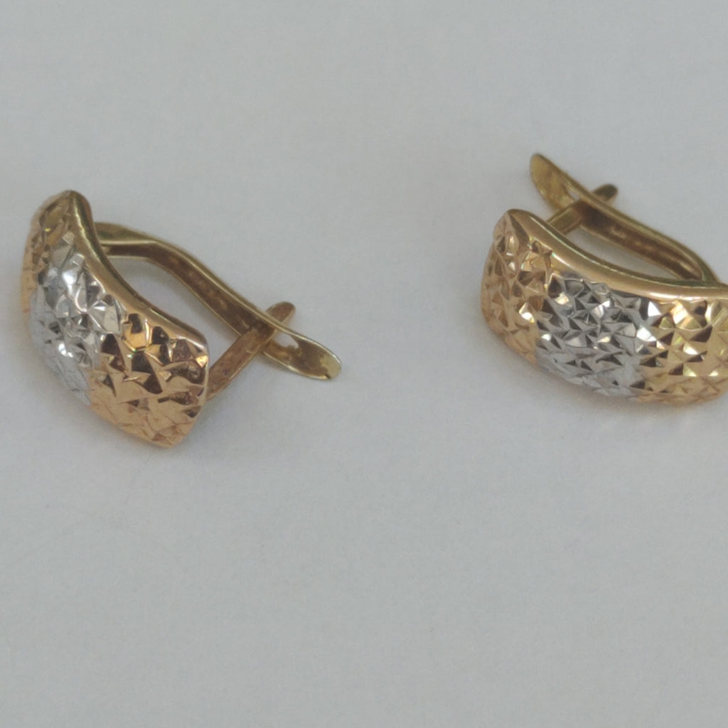 ARETES PAR ORO 14 K 1.4 GRMS (SEMINUEVO)