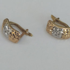 ARETES PAR ORO 14 K 1.4 GRMS (SEMINUEVO)