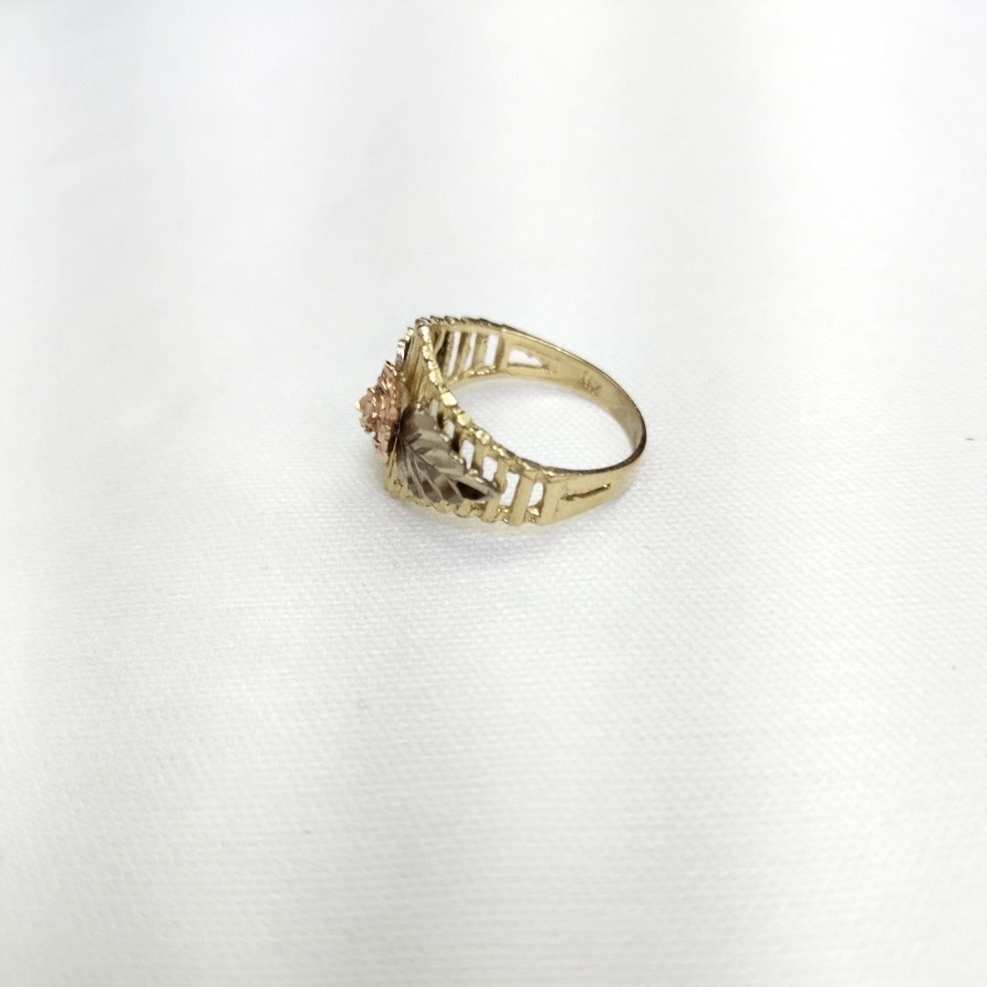 ANILLITO ORO COMBINADO 14 K 3,40 GRMS (SEMINUEVO)