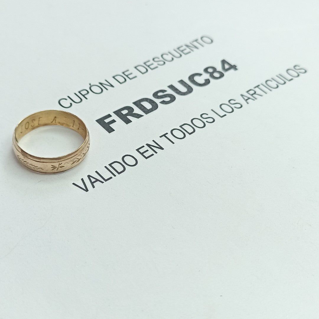 ARGOLLA ORO 8 K 1,40 GRMS (SEMINUEVO)