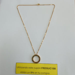 CADENA, DIJE ORO 18 K 13.7 GRMS (SEMINUEVO)