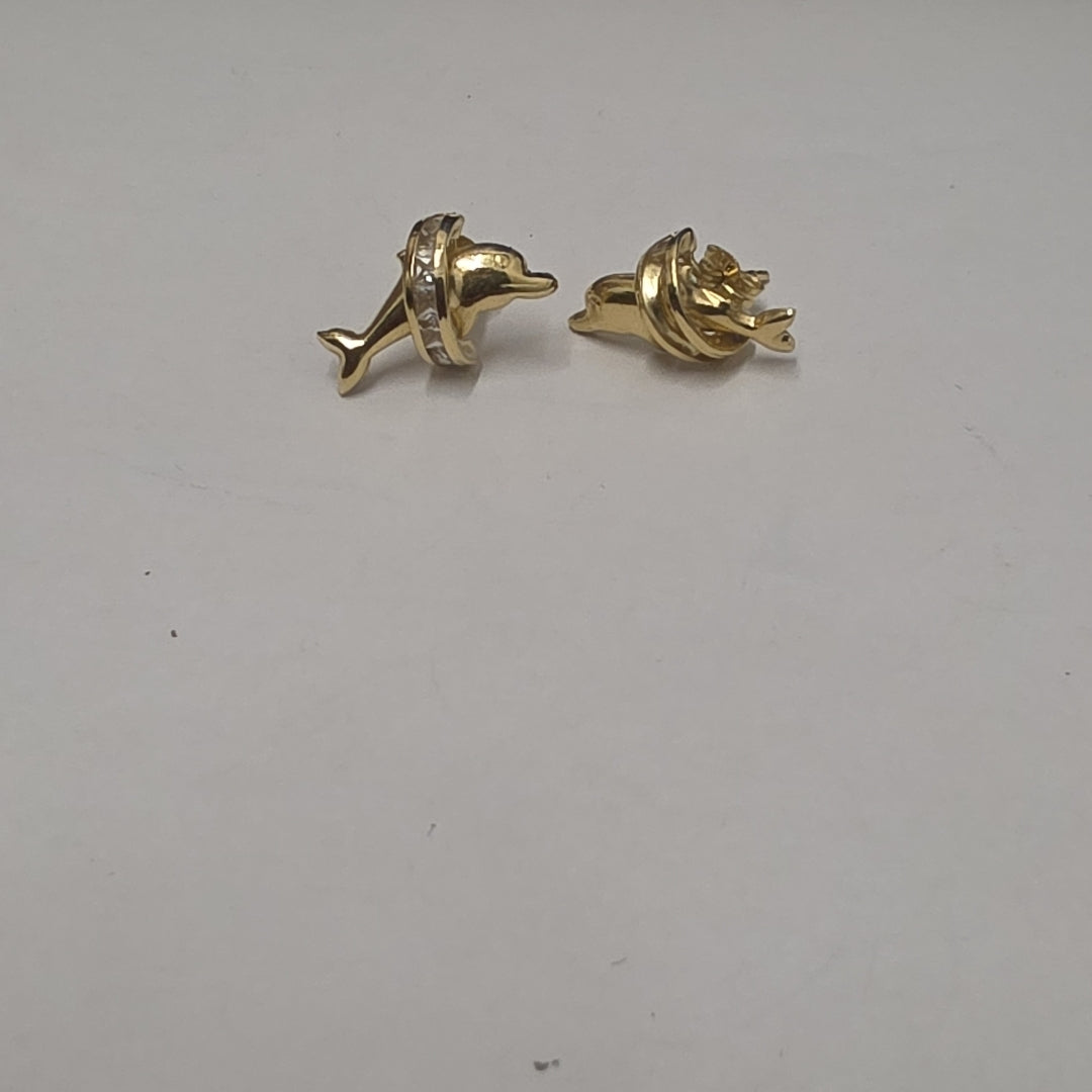 BROQUELES PAR ORO 14 K 1,80 GRMS (SEMINUEVO)