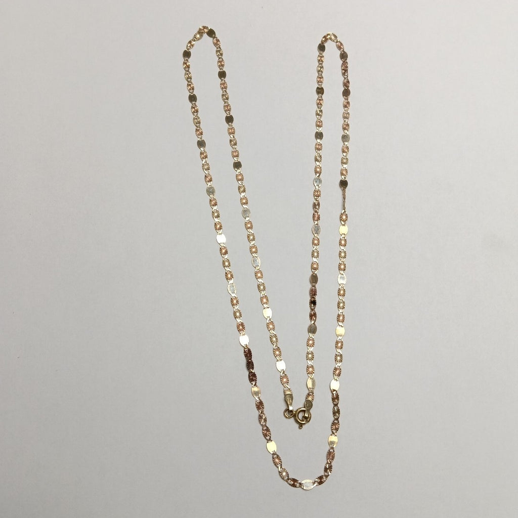 CADENA ORO COMBINADO 10 K 2,90 GRMS (SEMINUEVO)