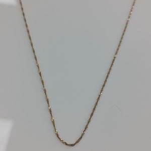 CADENA ORO 14 K 0,70 GRMS (SEMINUEVO)