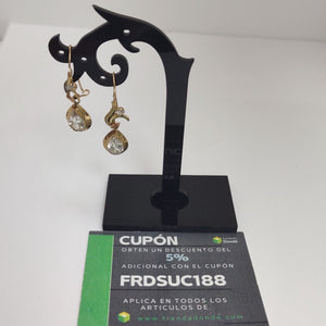 ARETES PAR ORO 10 K 2 GRMS (SEMINUEVO)
