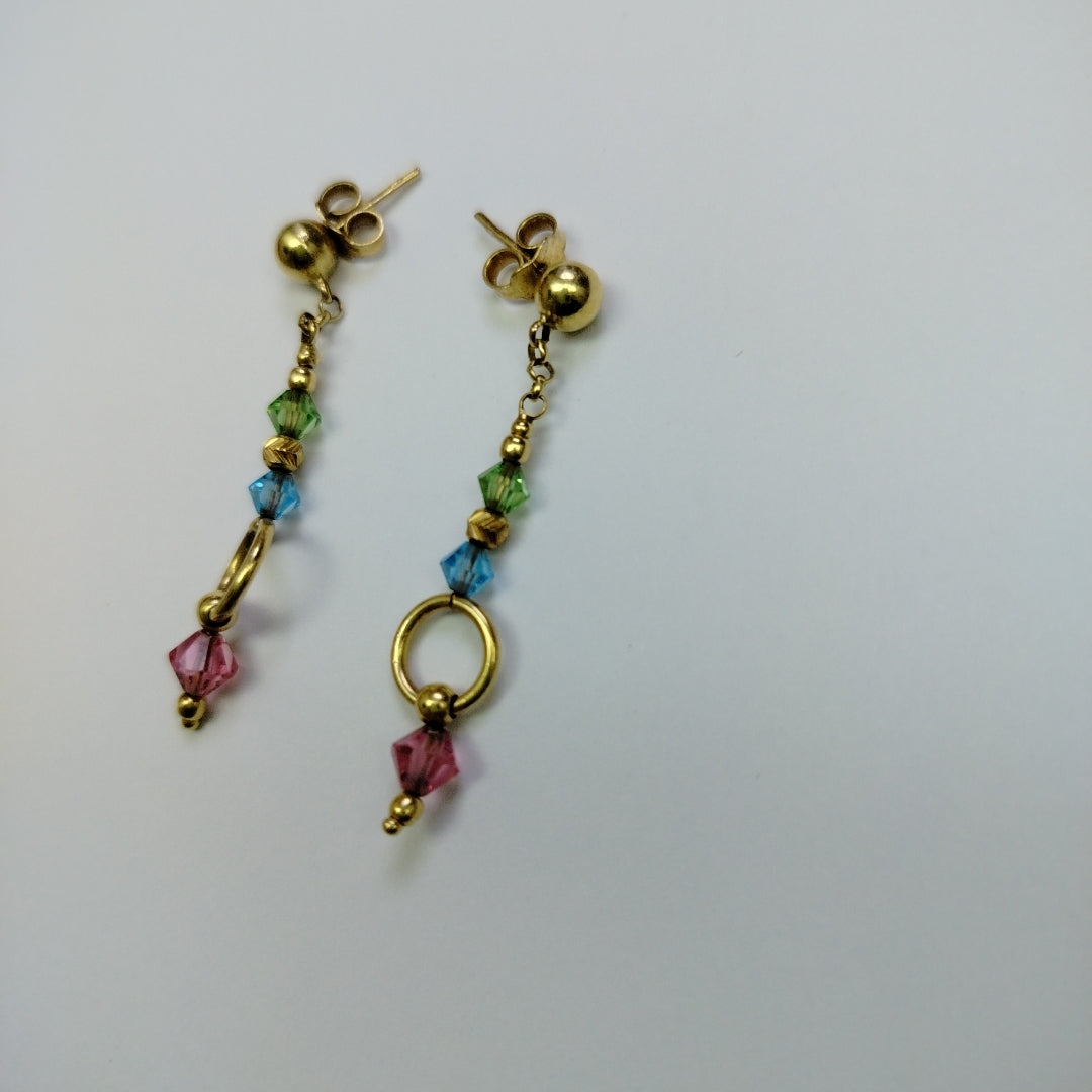 ARETES PAR ORO 14 K 3.1 GRMS (SEMINUEVO)