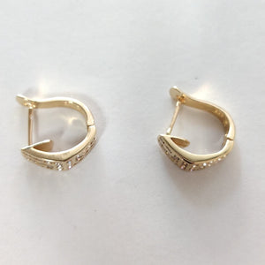 ARETES PAR ORO 14 K 4,20 GRMS (SEMINUEVO)