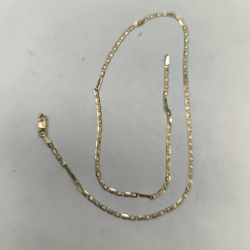 CADENA ORO COMBINADO 14 K 3 GRMS (SEMINUEVO)