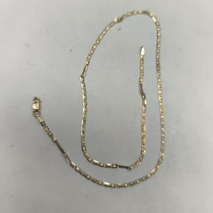 CADENA ORO COMBINADO 14 K 3 GRMS (SEMINUEVO)