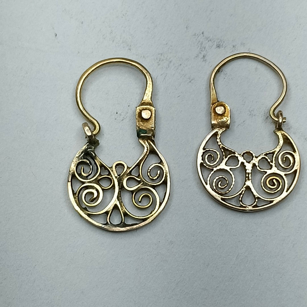 ARRACADAS PAR ORO 8 K 0,90 GRMS (SEMINUEVO)