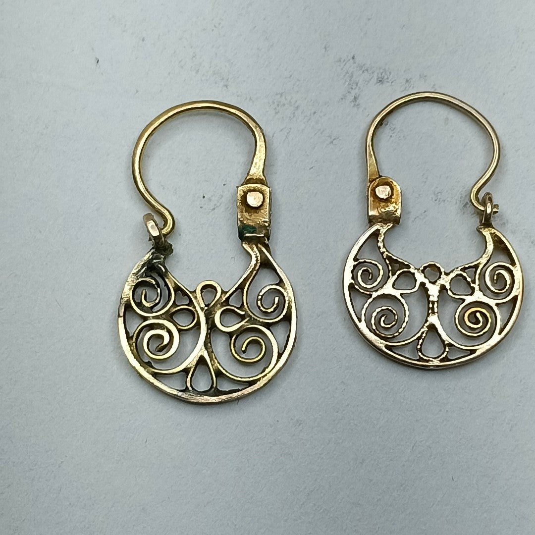 ARRACADAS PAR ORO 8 K 0,90 GRMS (SEMINUEVO)