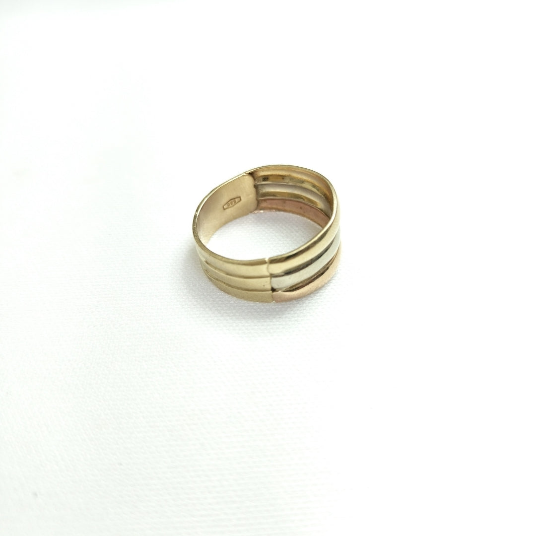 ANILLITO ORO COMBINADO 14 K 3,70 GRMS (SEMINUEVO)