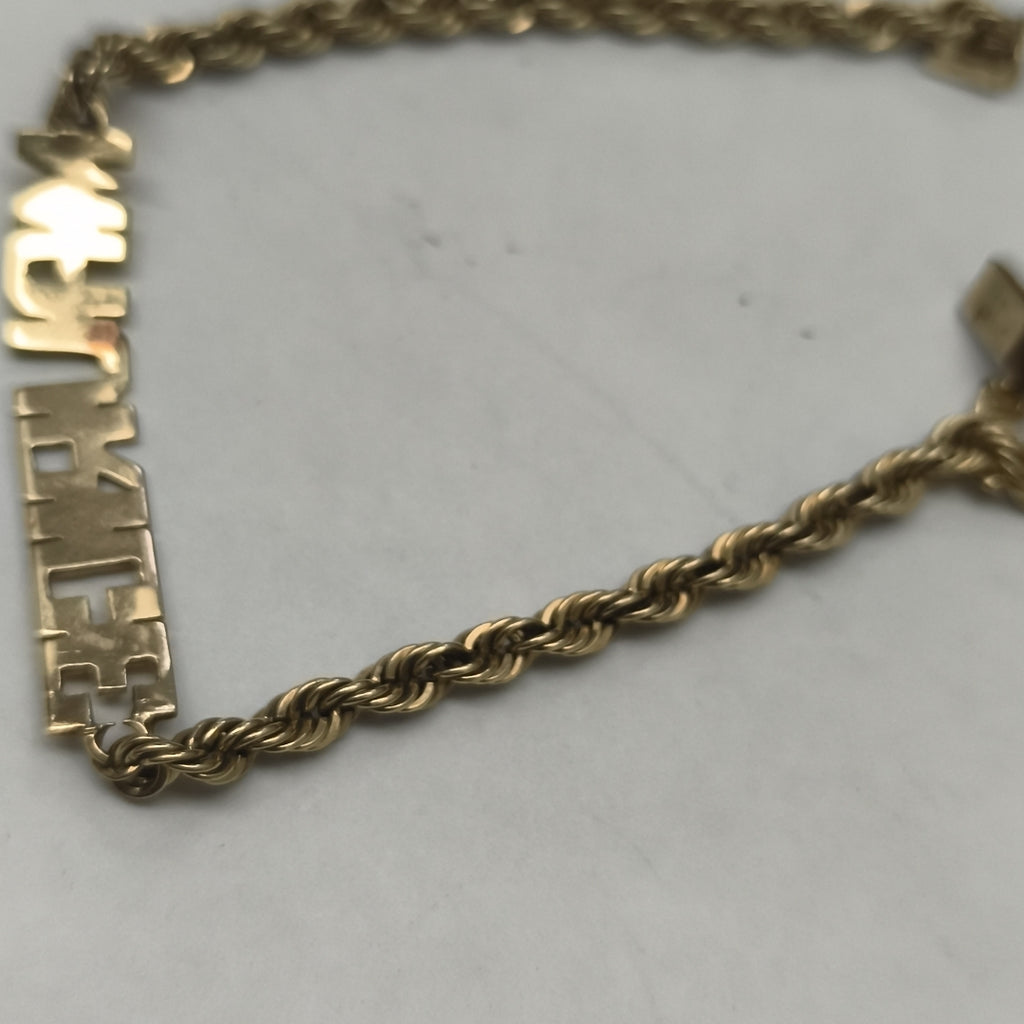PULSERA ORO 14 K 9,60 GRMS (SEMINUEVO)