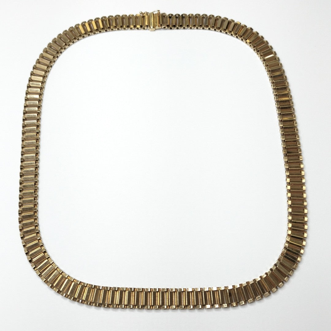 CADENA ORO, ORO BLANCO 14 K 30.4 GRMS (SEMINUEVO)