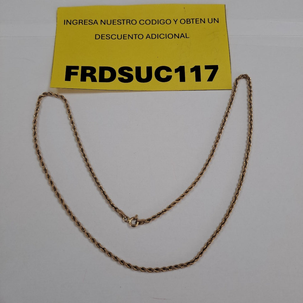 CADENA ORO 10 K 1,90 GRMS (SEMINUEVO)