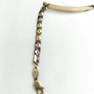ESCLAVA ORO COMBINADO 10 K 3,40 GRMS (SEMINUEVO)