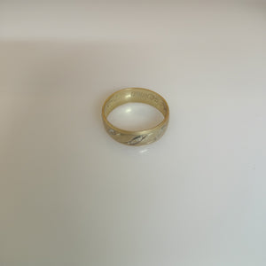ARGOLLA ORO 14 K 1.9 GRMS (SEMINUEVO)