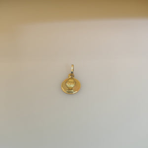 DIJE,MEDALLA RELIGIOSA ORO,ORO COMBINADO 10 K 0,70 GRMS (SEMINUEVO)