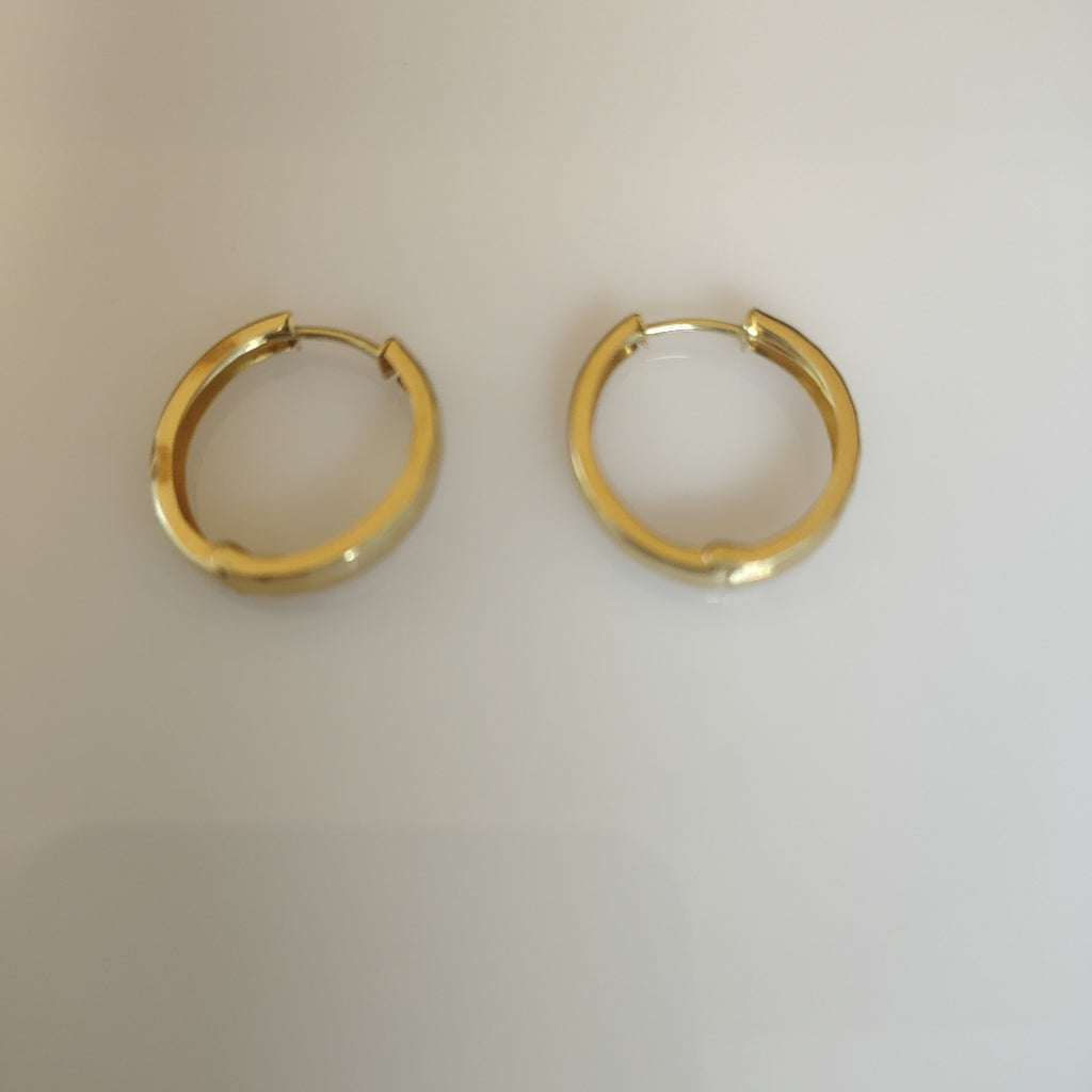 ARRACADAS PAR ORO 14 K 1.6 GRMS (SEMINUEVO)