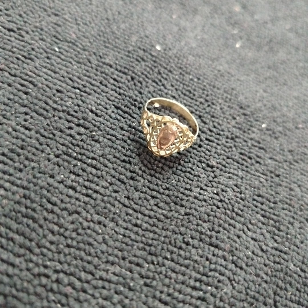 ANILLITO ORO COMBINADO 10 K 1.6 GRMS (SEMINUEVO)