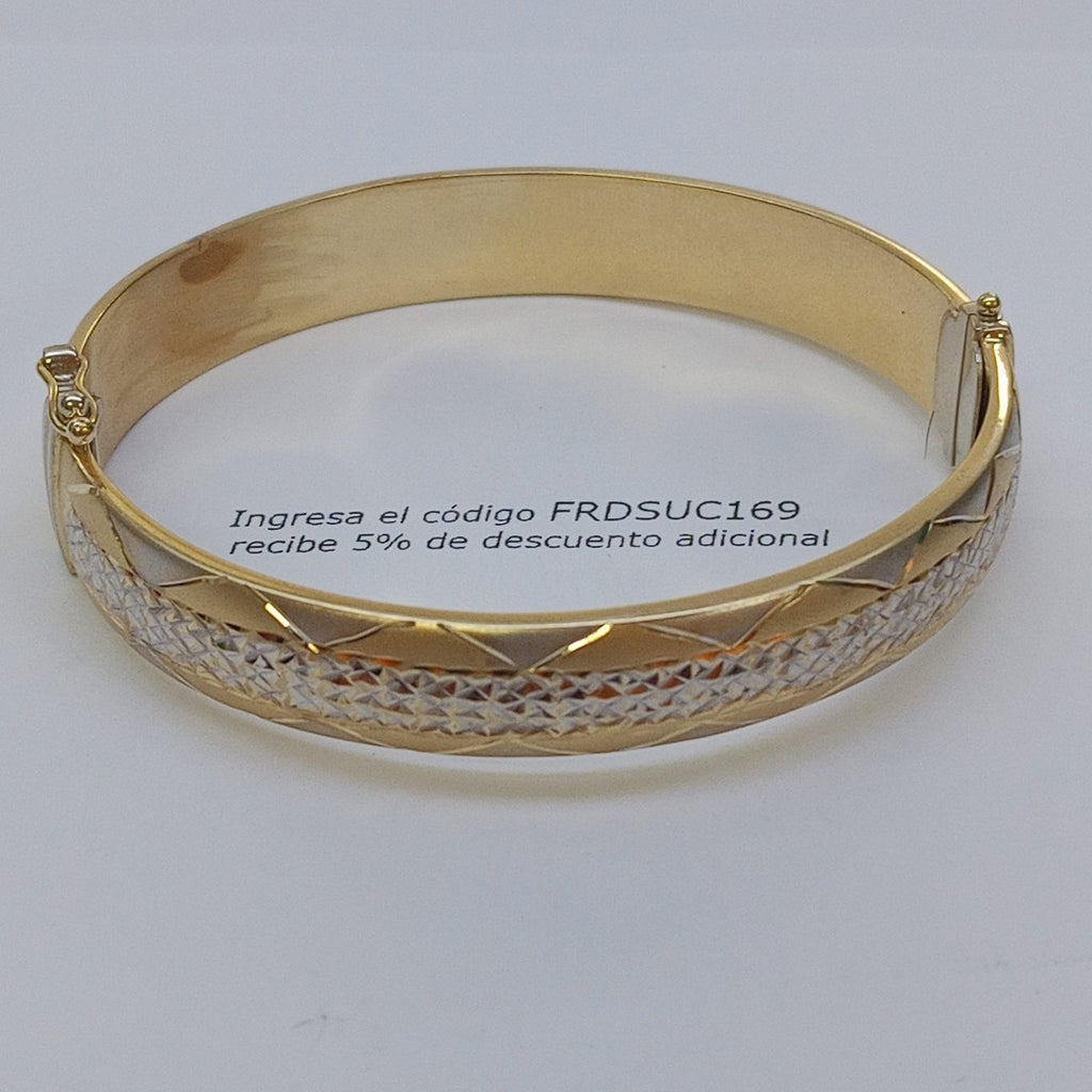 PULSERA RIGIDA ORO 14 K 15.8 GRMS (SEMINUEVO)