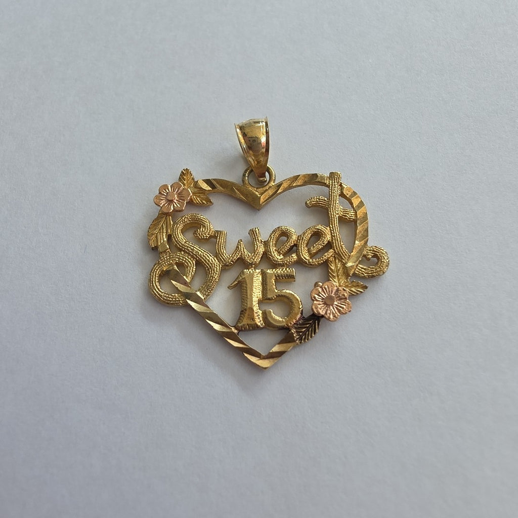 DIJE ORO,ORO COMBINADO 14 K 2,00 GRMS (SEMINUEVO)