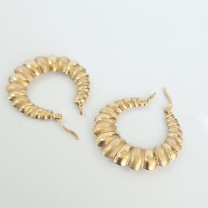 ARRACADAS PAR ORO 14 K 3 GRMS (SEMINUEVO)