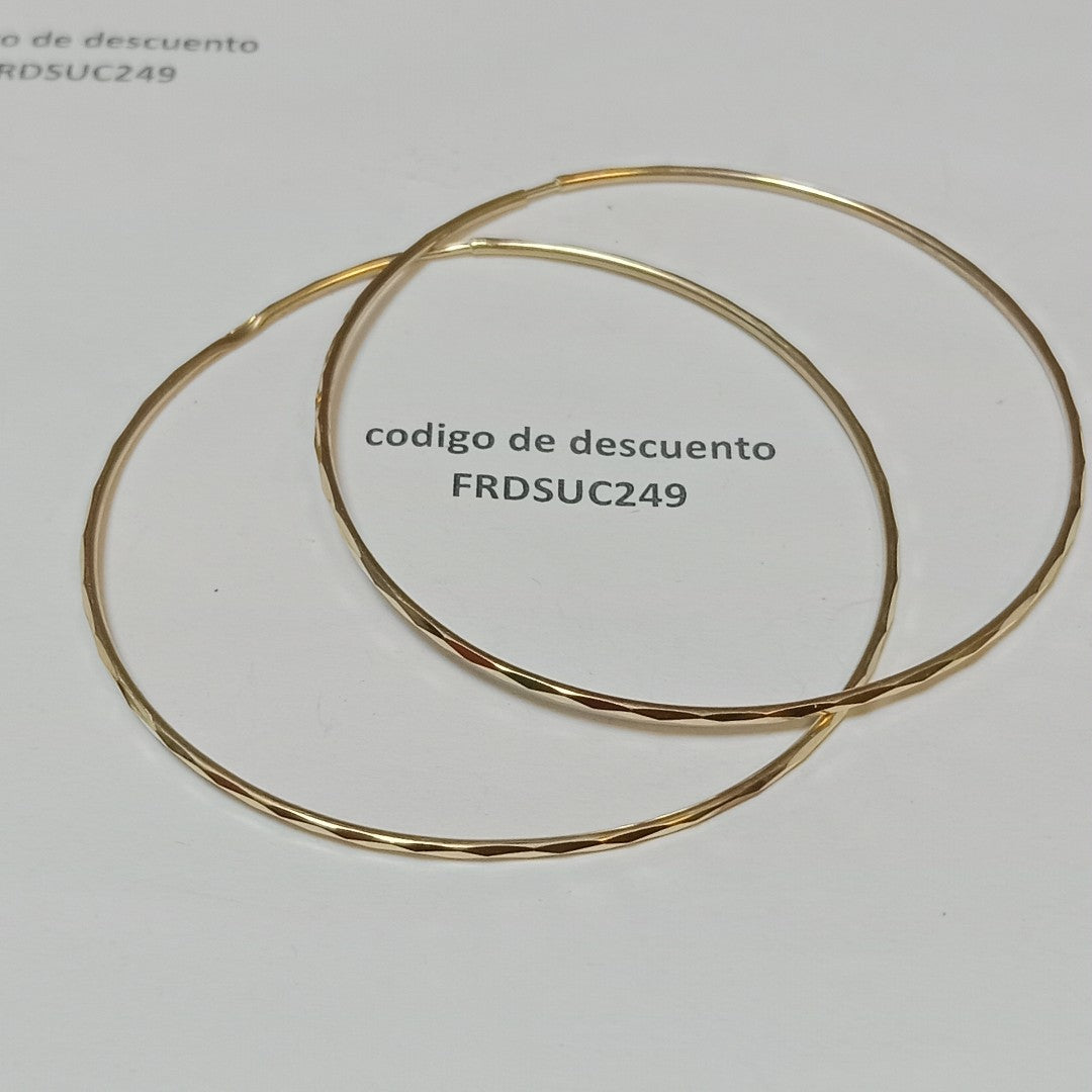 ARRACADAS PAR ORO 10 K 2.8 GRMS (SEMINUEVO)