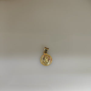 DIJE,MEDALLA RELIGIOSA ORO,ORO COMBINADO 10 K 0,70 GRMS (SEMINUEVO)