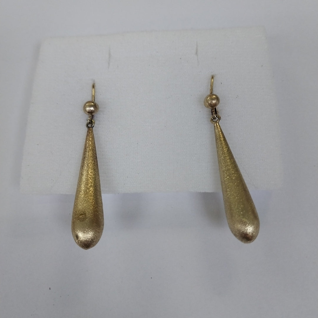 ARRACADAS PAR ORO 14 K 6.5 GRMS (SEMINUEVO)