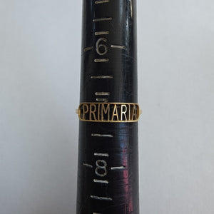 ANILLO DE GRADUACIÓN ORO 10 K 0,70 GRMS (SEMINUEVO)