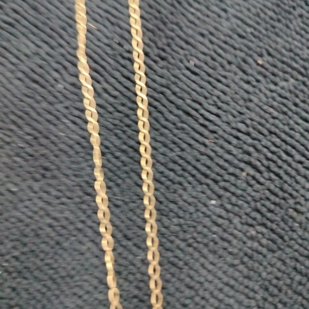 CADENA, MEDALLA RELIGIOSA ORO 10 K 2.6 GRMS (SEMINUEVO)