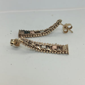 ARETES PAR ORO 10 K 3.3 GRMS (SEMINUEVO)