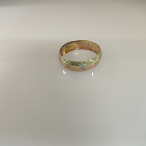 ARGOLLA ORO COMBINADO 14 K 1.1 GRMS (SEMINUEVO)