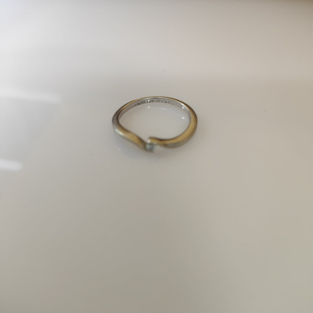 ANILLITO ORO BLANCO 14 K 1,70 GRMS (SEMINUEVO)