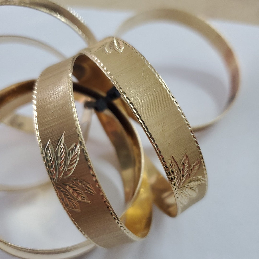 SEMANARIO DE PULSERAS ORO 14 K 128.7 GRMS (SEMINUEVO)