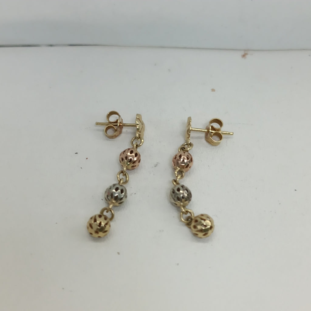 ARETES PAR ORO 14 K 2.2 GRMS (SEMINUEVO)