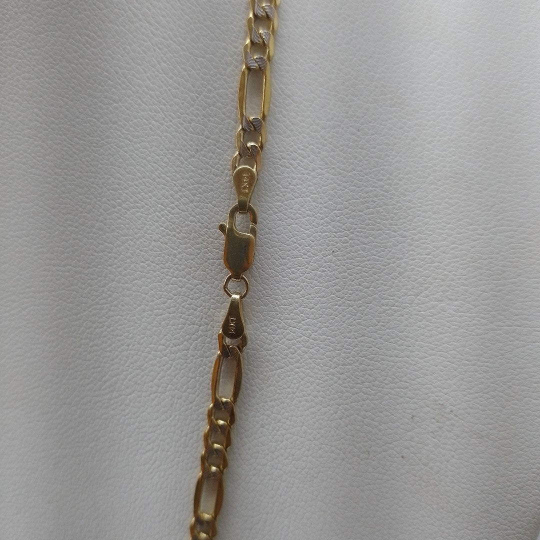 CADENA ORO, RODIADO 14 K 8.3 GRMS (SEMINUEVO)