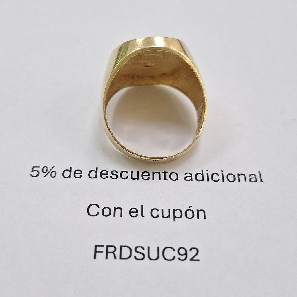 K1 8,70 GRMS 14 K ESPECIFICACIONES COMPLEMENTARIAS ANILLO CON CIRCONIAS, CON OT (SEMINUEVO)