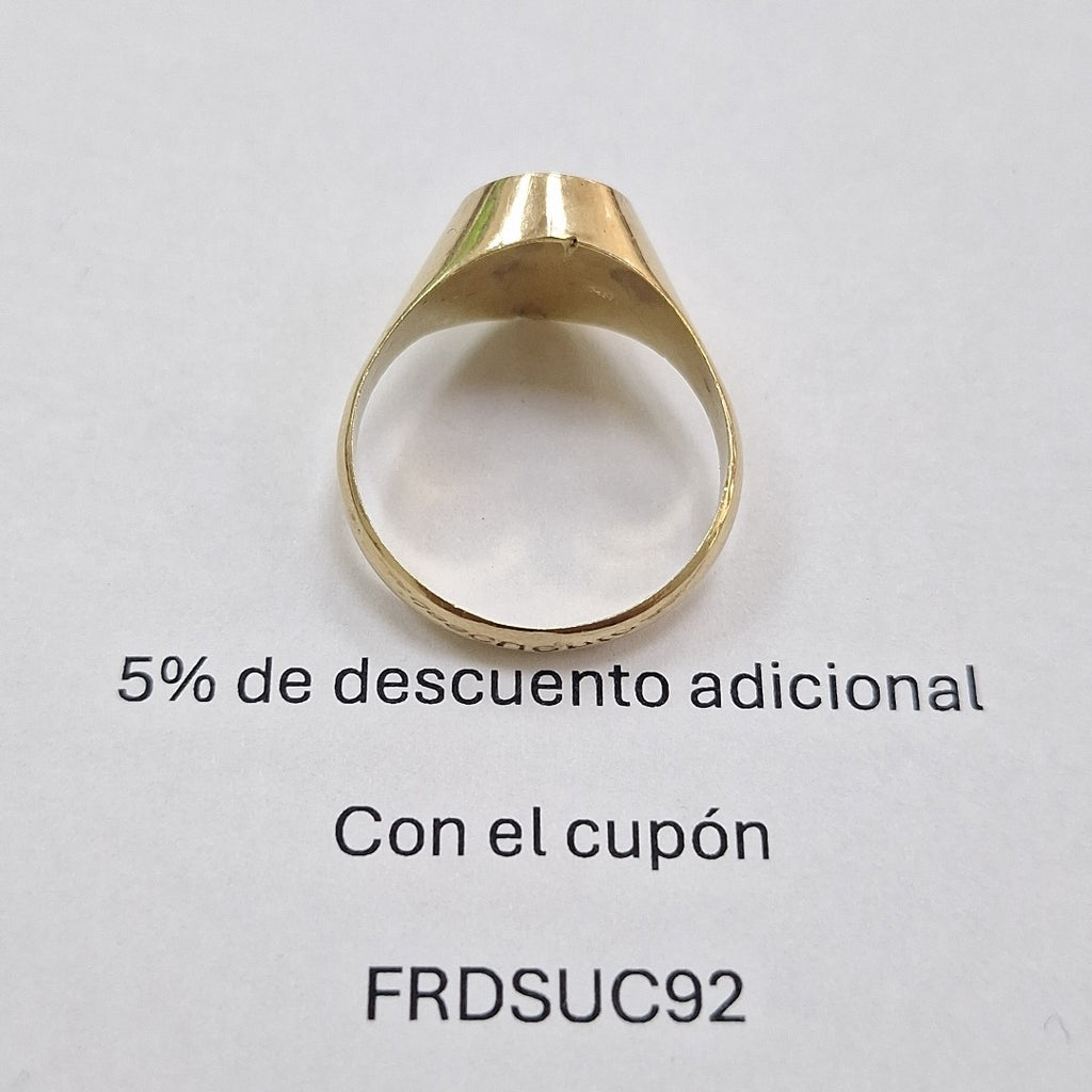 K1 2,80 GRMS 18 K ESPECIFICACIONES COMPLEMENTARIAS ANILLO CON PIEDRA DE COLOR NE (SEMINUEVO)