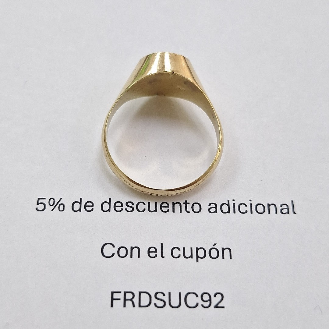 K1 2,80 GRMS 18 K ESPECIFICACIONES COMPLEMENTARIAS ANILLO CON PIEDRA DE COLOR NE (SEMINUEVO)