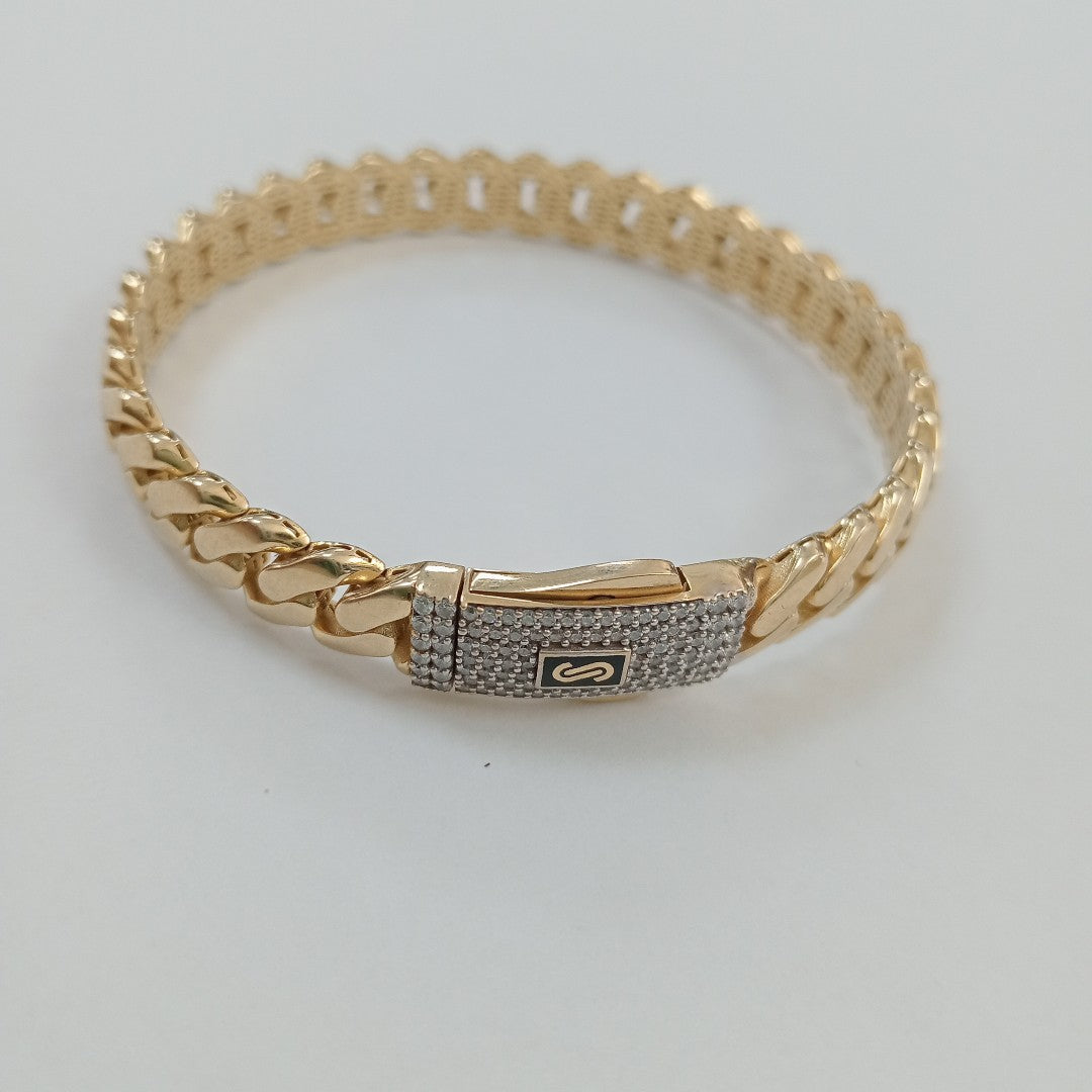 PULSERA RIGIDA ORO 10 K 11.1 GRMS (SEMINUEVO)