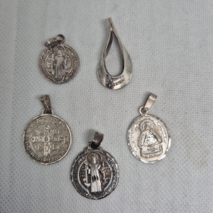 DIJE, MEDALLA RELIGIOSA PLATA 62.6 GRMS (SEMINUEVO)