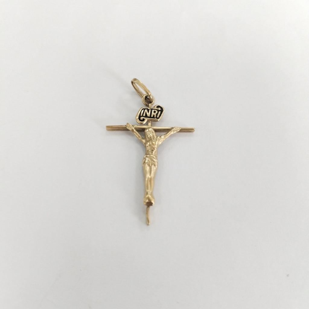CRUCIFIJO ORO 10 K 1,70 GRMS (SEMINUEVO)