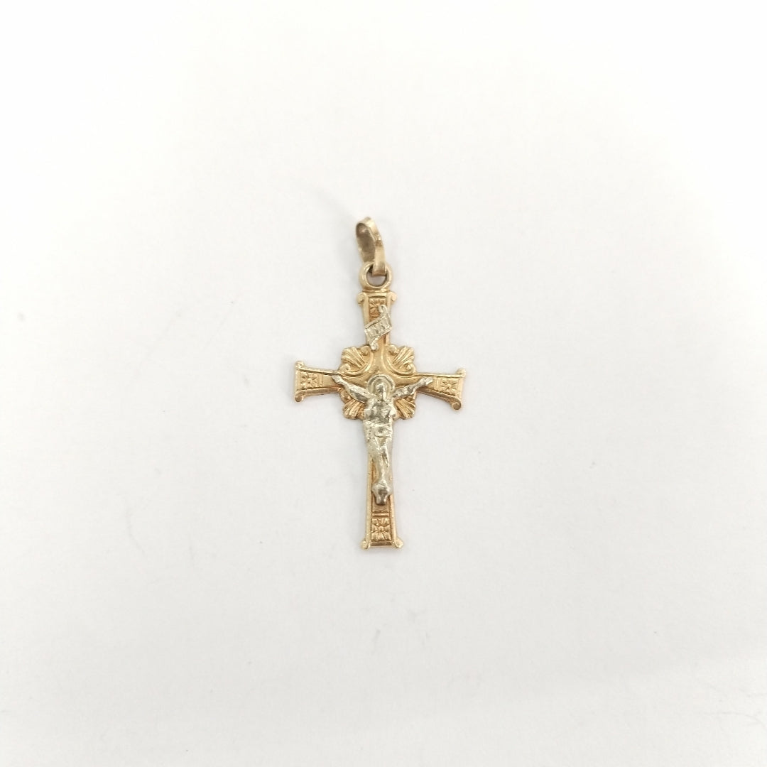 CRUCIFIJO ORO 10 K 1,60 GRMS (SEMINUEVO)